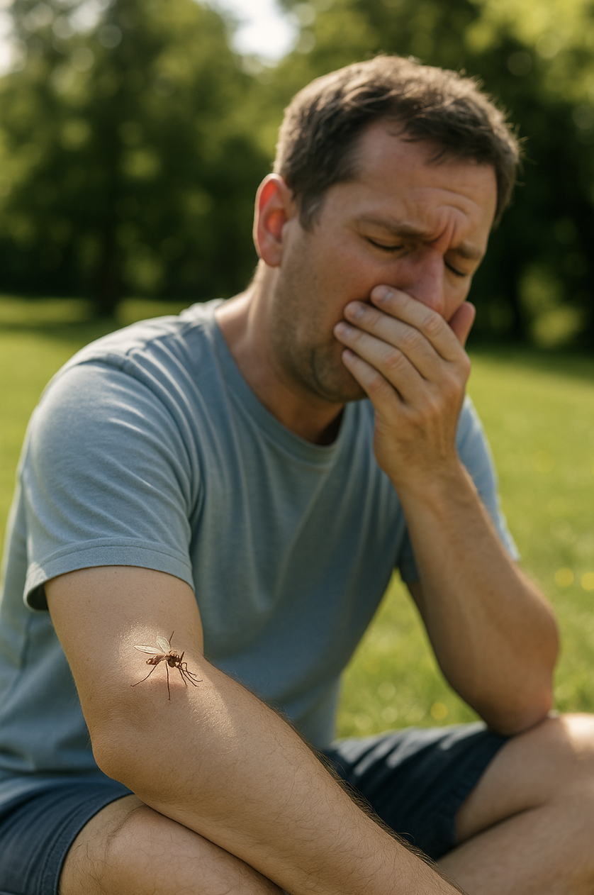 homme malade du culex